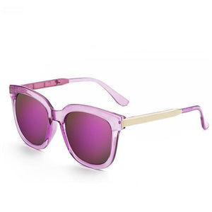 Fashion Couple Mirror Sunglasses Women Men Brand Designer 2017 Rose Gold High Quality Ladies Sunglasses Female Sun Glasses UV400
