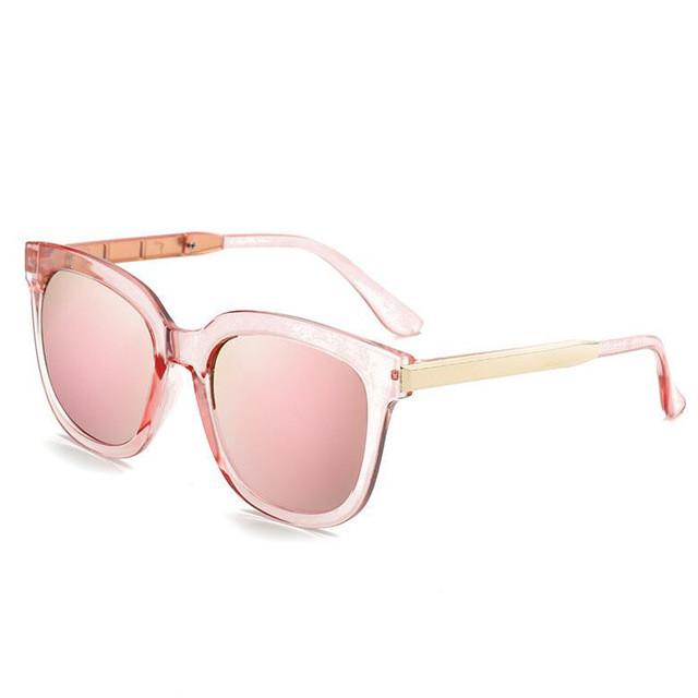 Fashion Couple Mirror Sunglasses Women Men Brand Designer 2017 Rose Gold High Quality Ladies Sunglasses Female Sun Glasses UV400