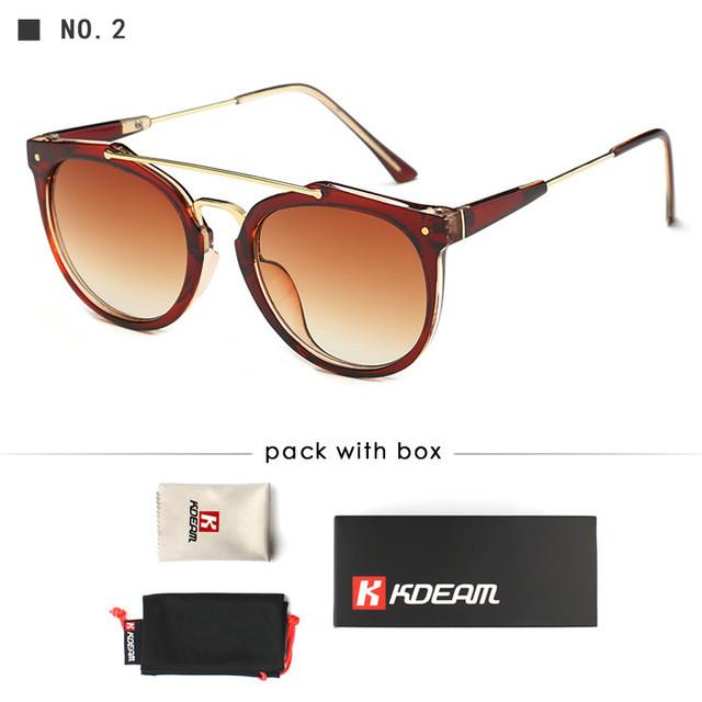 Slim Curved Brow Camouflage Sunglasses Round Vintage Sun Glasses Men Rounded UVA/UVB gafas de sol mujer Couple Eyewear