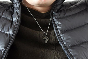 I Love You Heart Shape Couple Necklace