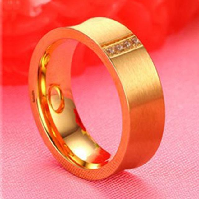 Couple rings pure on sale gold