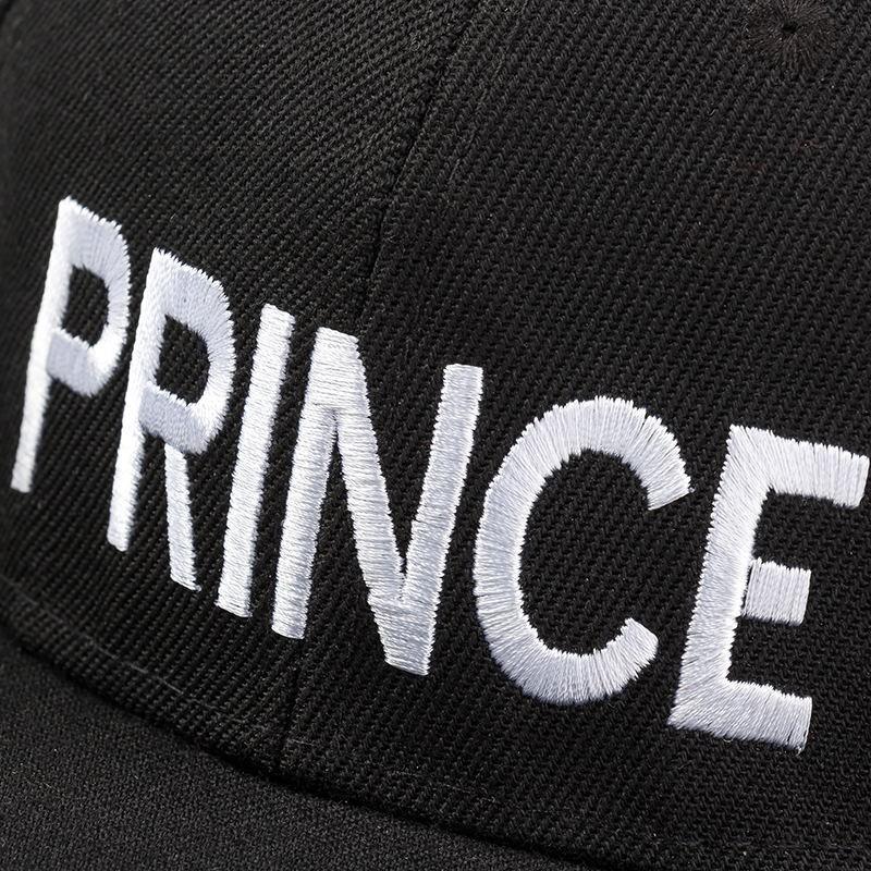 PRINCE PRINCESS Embroidery Couple Caps