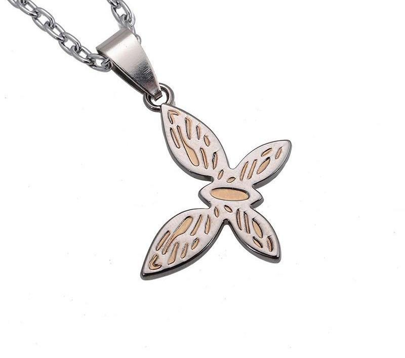 I Will Keep Waiting For You Butterfly Couple Necklace
