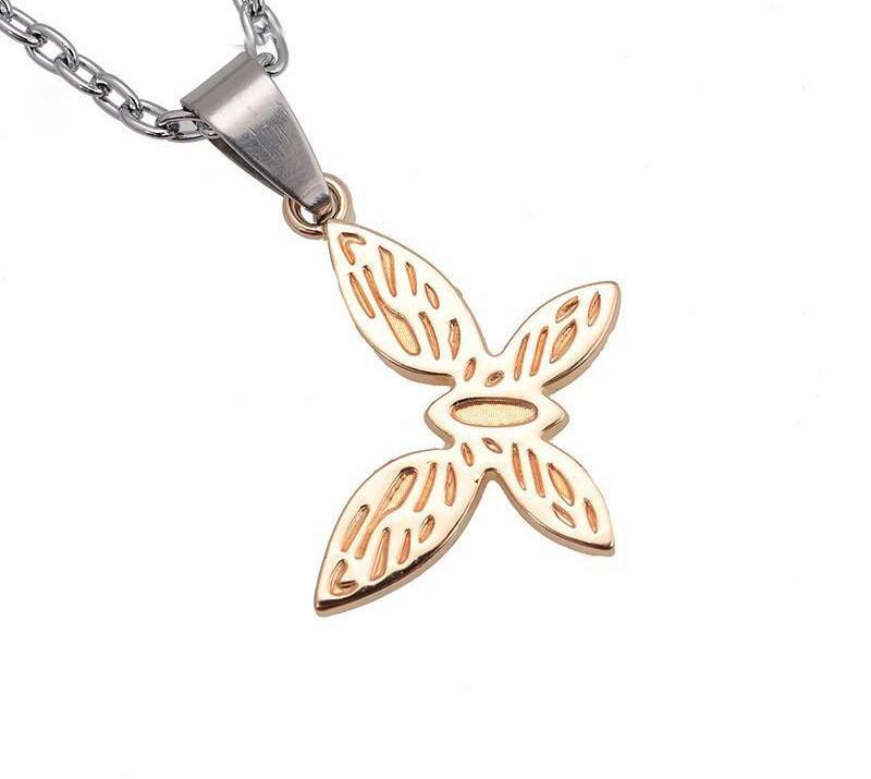 I Will Keep Waiting For You Butterfly Couple Necklace