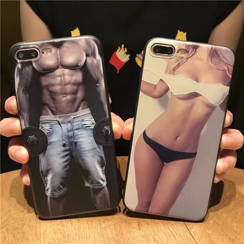 Sexy Man and Woman Couple Phone Case