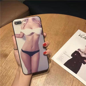 Sexy Man and Woman Couple Phone Case