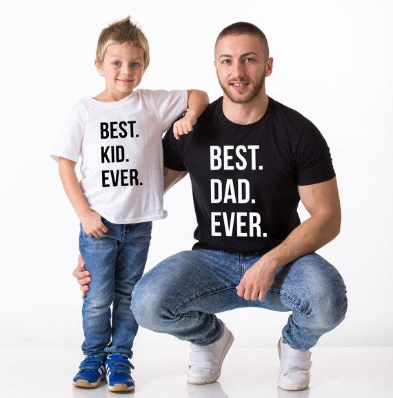 Best Mom Dad Kid Ever Family Matching Shirts