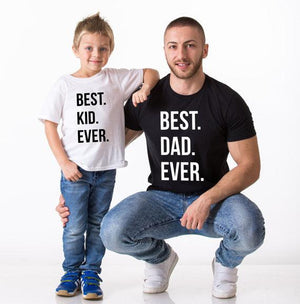 Best Mom Dad Kid Ever Family Matching Shirts
