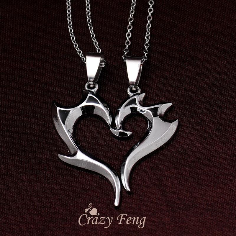 Dragon Heart Couple Necklace