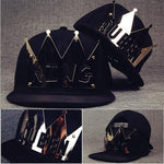 Bling King Queen Couple Caps
