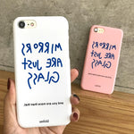 Mirrors are just Glass Couple Phone Cases