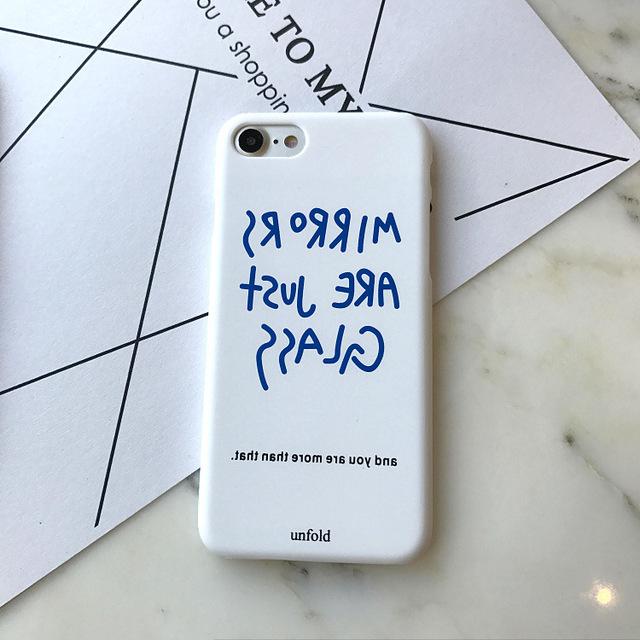 Mirrors are just Glass Couple Phone Cases