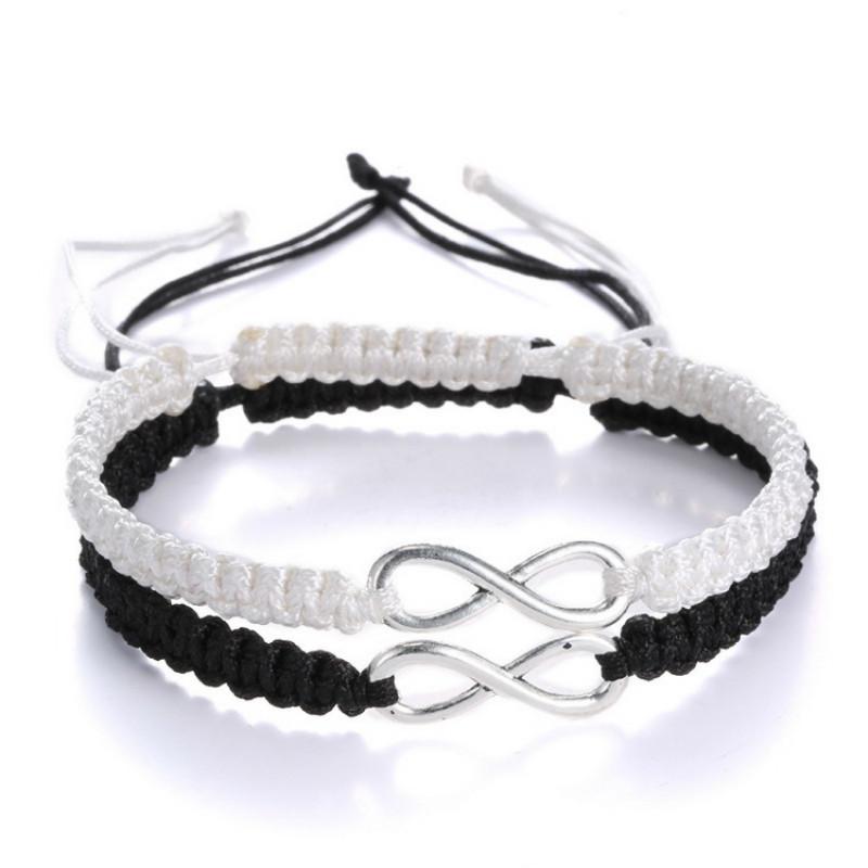 Couple Bracelet Infinity Handmade Set Jewelry