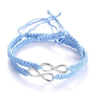 Couple Bracelet Infinity Handmade Set Jewelry