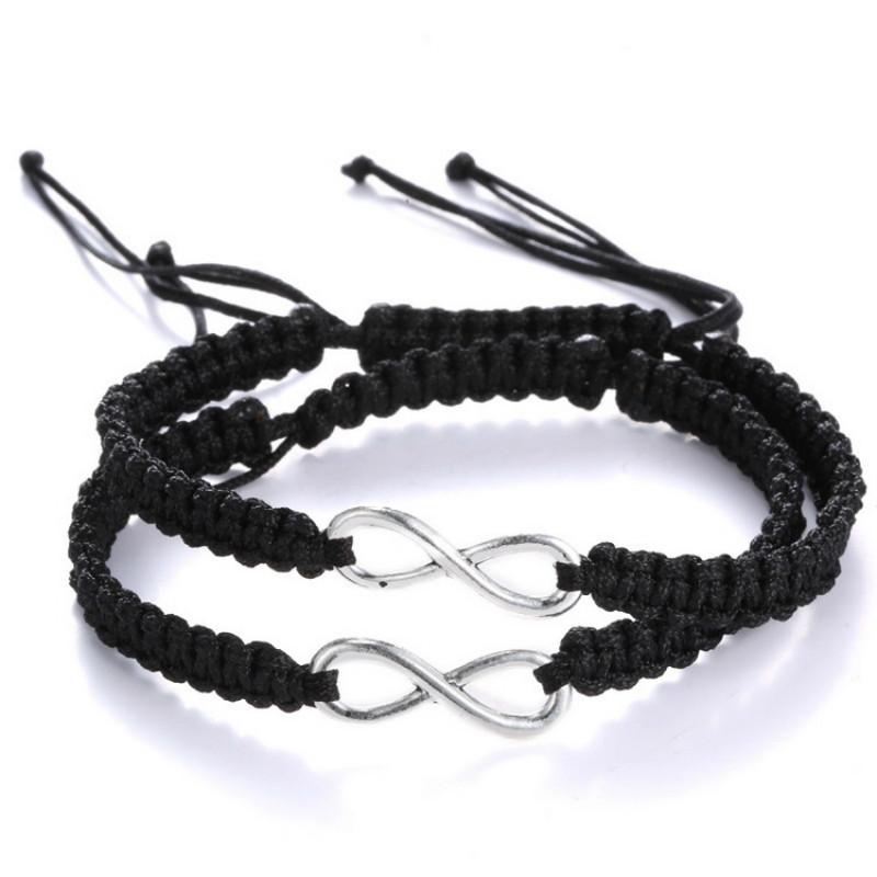 Couple Bracelet Infinity Handmade Set Jewelry