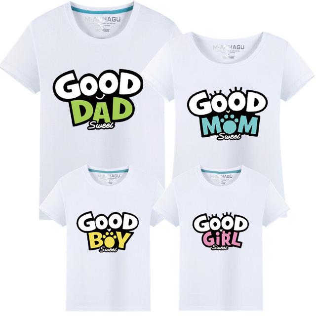 Good Dad Mom Boy Girl Family Matching Clothes