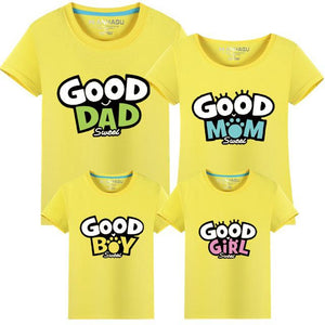 Good Dad Mom Boy Girl Family Matching Clothes