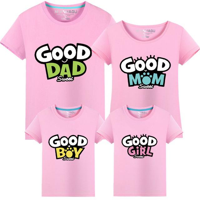 Good Dad Mom Boy Girl Family Matching Clothes