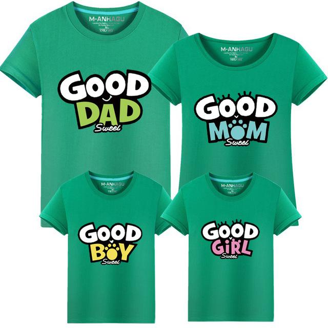 Good Dad Mom Boy Girl Family Matching Clothes