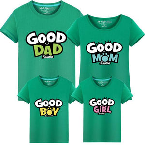 Good Dad Mom Boy Girl Family Matching Clothes