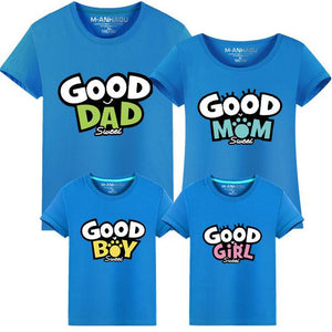 Good Dad Mom Boy Girl Family Matching Clothes
