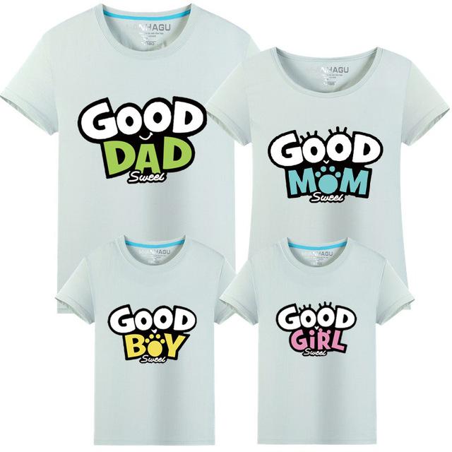 Good Dad Mom Boy Girl Family Matching Clothes