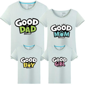 Good Dad Mom Boy Girl Family Matching Clothes