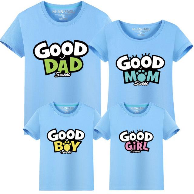 Good Dad Mom Boy Girl Family Matching Clothes