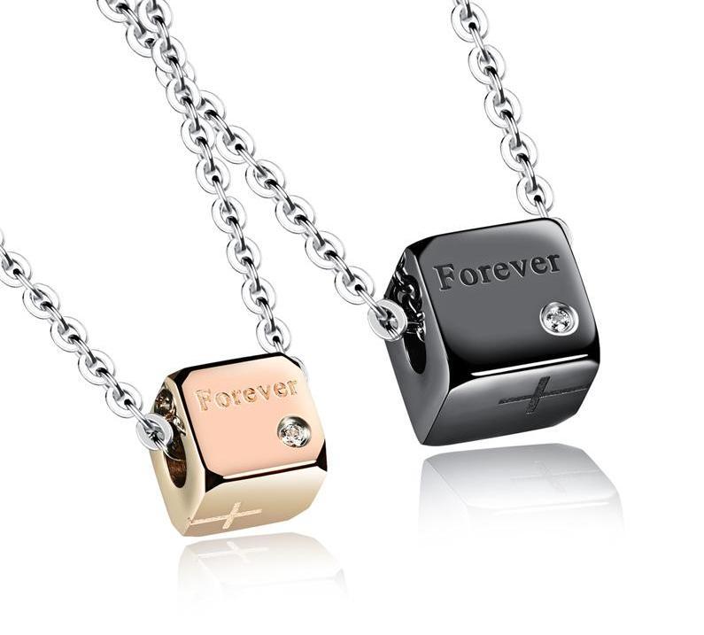 Forever Dice Couple Necklace