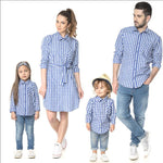 Plaid Checkered Family Matching Clothes