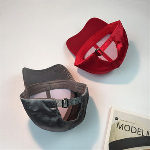 Rose Embroidery Baseball Couple Caps