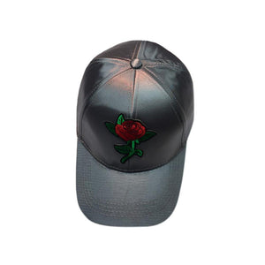 Rose Embroidery Baseball Couple Caps