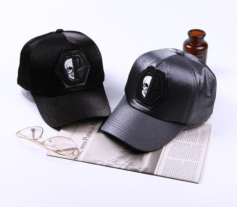 Skull Head  Baseball Couple Caps