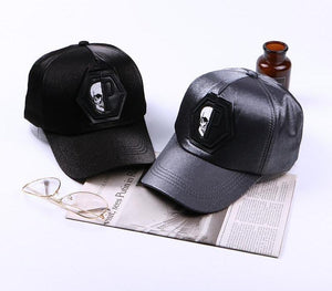 Skull Head  Baseball Couple Caps