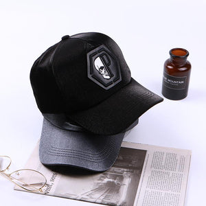 Skull Head  Baseball Couple Caps