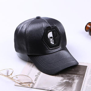 Skull Head  Baseball Couple Caps