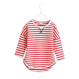NEW family shirt clothes for mother and daughter striped matching clothes family look mommy and me outfits clothing girl shirt