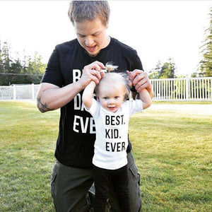 Best Mom Dad Kid Ever Family Matching Shirts