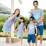 Off shoulder dress shirt Family Matching Clothes