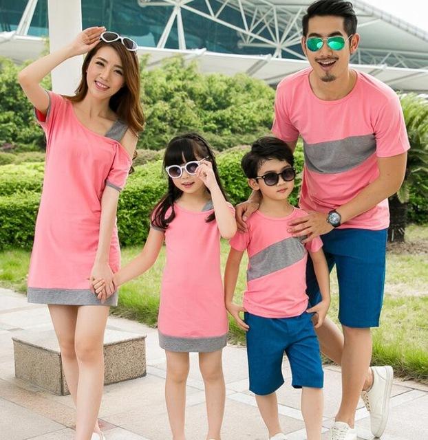 Off shoulder dress shirt Family Matching Clothes