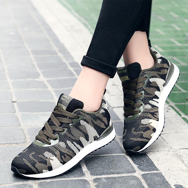 Camouflage Running Couple Shoes
