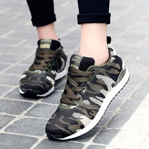Camouflage Running Couple Shoes