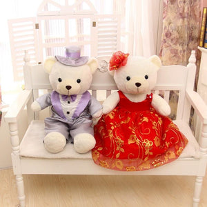 Mr. and Mrs. Bear in Red Couple Stuff Toys ( 60cm )