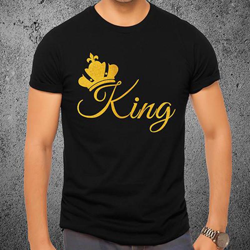 King Queen Crown Couple Shirt