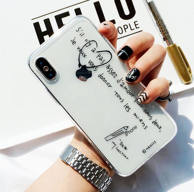 Love Letter Heart Couples Phone Case