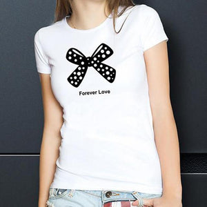 Necktie Ribbon Couple Shirt