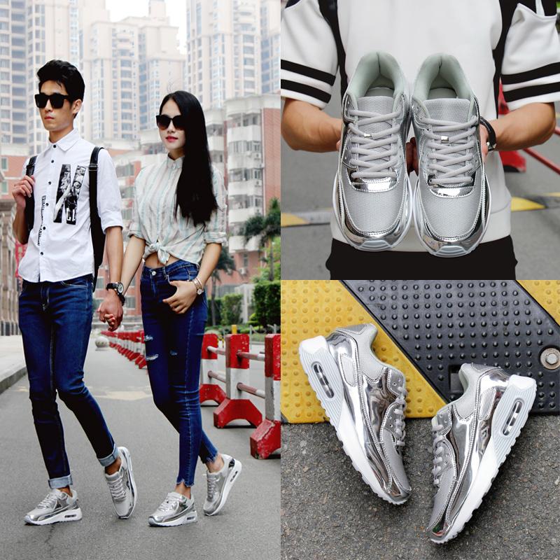 Metallic Color Couple Shoes