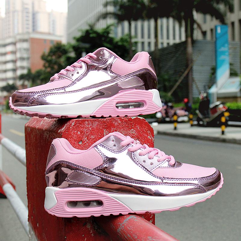 Metallic Color Couple Shoes