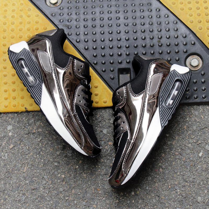 Metallic Color Couple Shoes