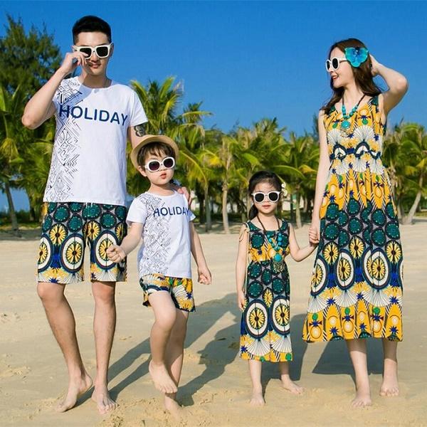 Holiday Shirt Dress Family Matching Clothes